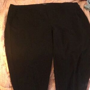 Black plus pants